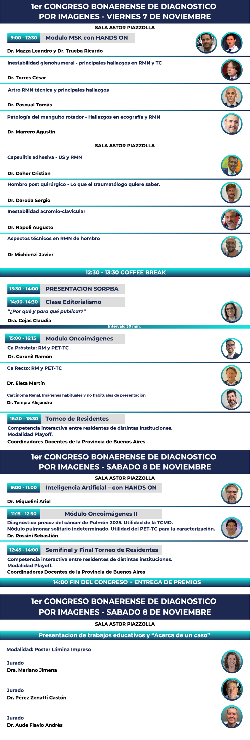 Programa del 1º Congreso de Radiología